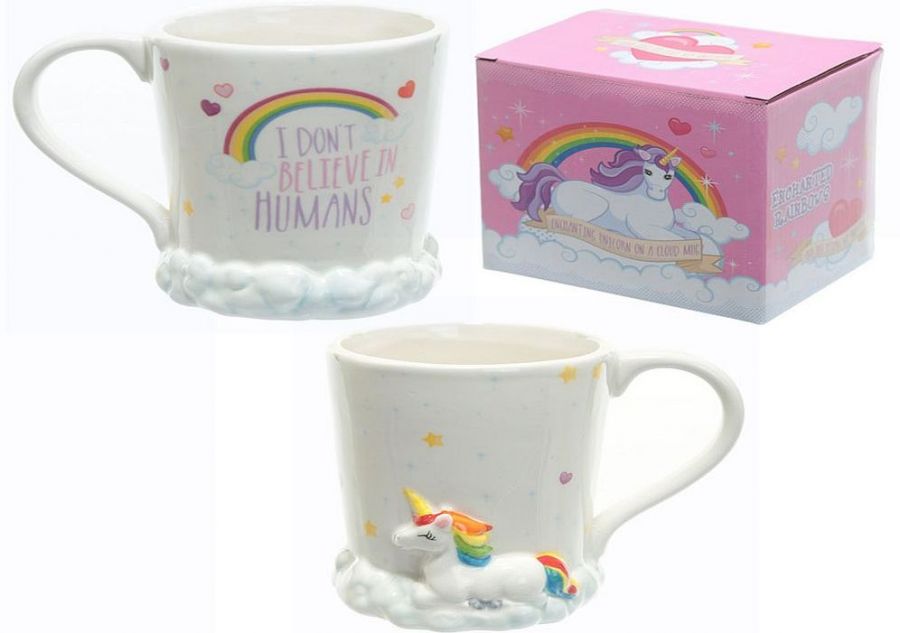 Unicorn china boxed mug, H10cm* Unicorn china boxed mug, H10cm*
